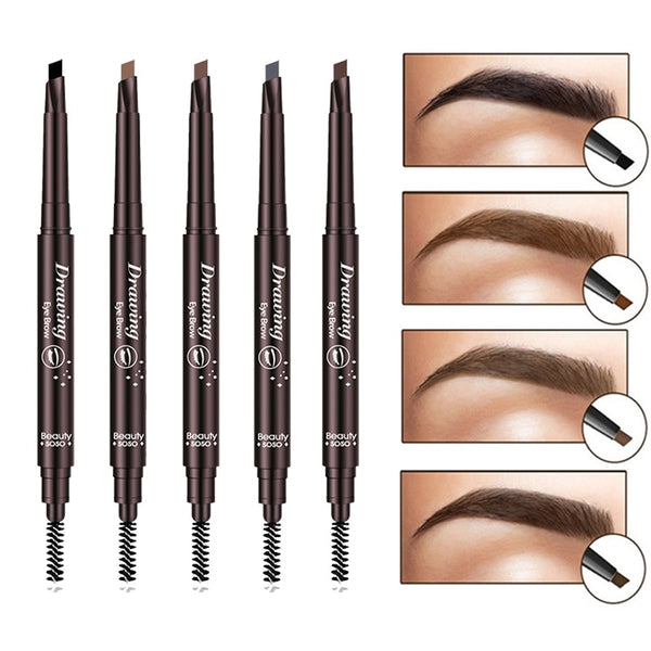 EyeBrow Pencil Cosmetics Makeup Tint Natural Long Lasting Paint Tattoo Eyebrow Waterproof Black Brown Eye brow Makeup Set Beauty