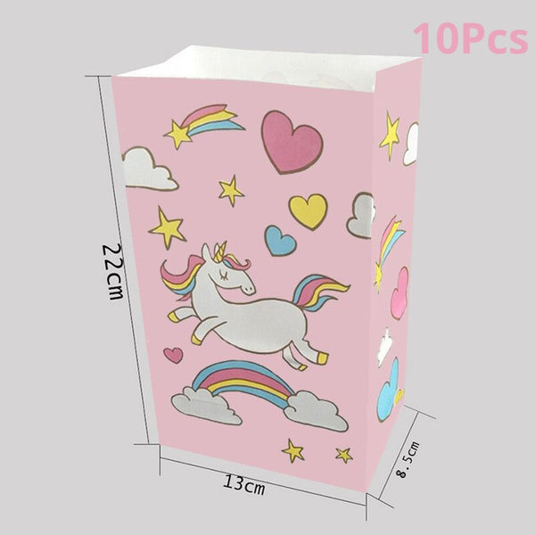 WEIGAO Unicorn Party Decor Birthday Party Decorations Kids Unicorn Theme Paper Hat Napkins Plate Girl Happy Birthday Gifts Sets