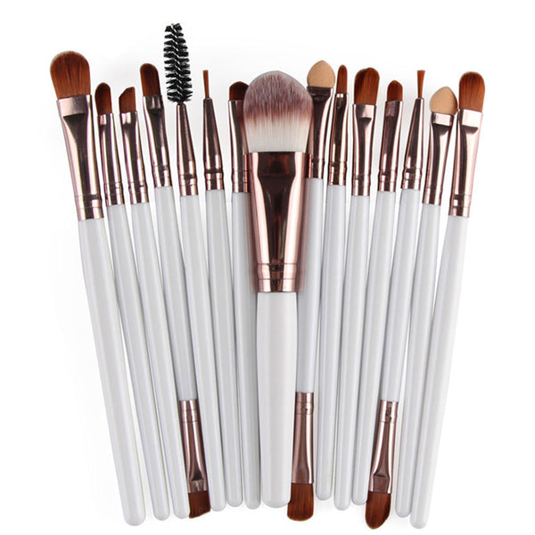 MAANGE 6/15/18Pcs Makeup Brushes Tool Set Cosmetic Powder Eye Shadow Foundation Blush Blending Beauty Make Up Brush Maquiagem