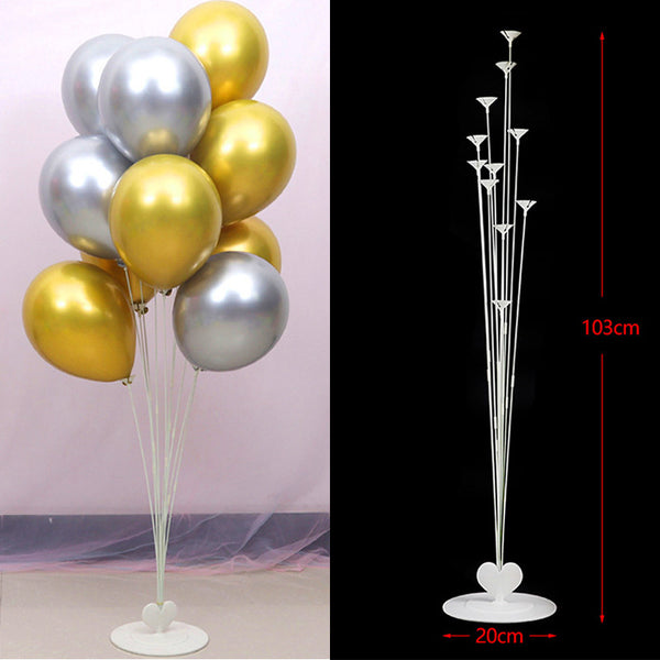 7/10 tube balloon stand birthday balloons arch stick holder wedding decor baloon globos birthday party decorations kids ballon