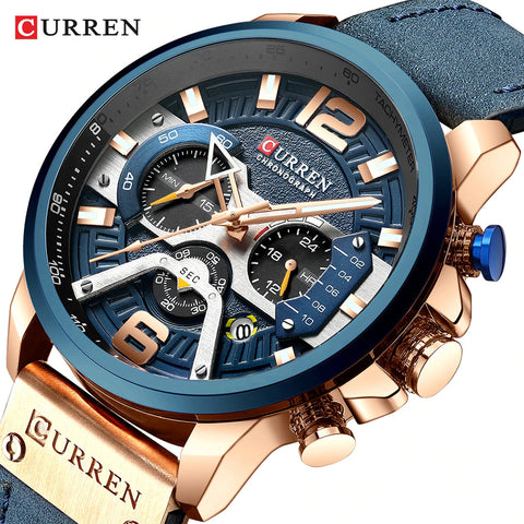 Watches Men CURREN Brand Men Sport Watches Men's Quartz Clock Man Casual Military Waterproof Wrist Watch relogio masculino