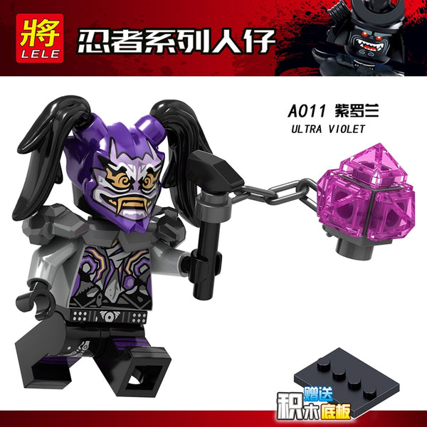 1pcs Ninja Kai Cole Jay Zane Lloyd Nya Mini action Figures Building Blocks Kids Toy Gift Compatible Legoingly Ninjagoed For Kids