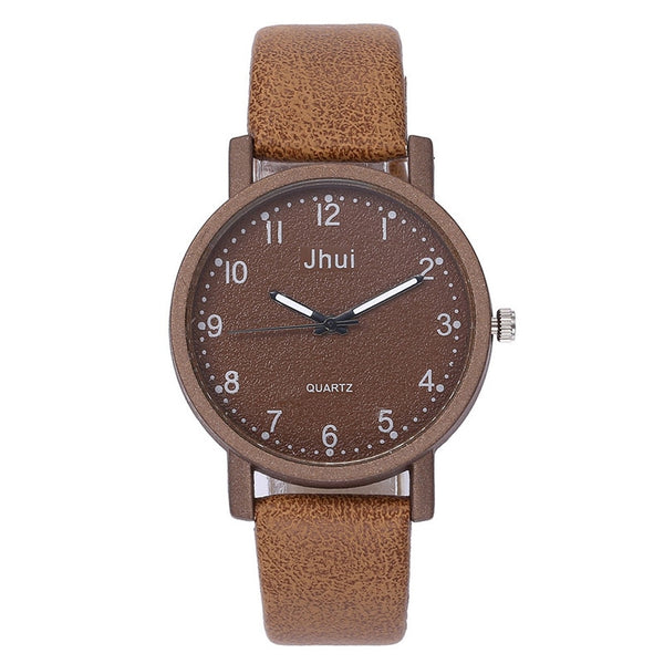 Retro Simple Women Watches Laides Casual Quartz Wrist Watch Multicolor Leather Band New Strap Watch Female Clock reloj mujer /C