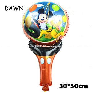 112cm Giant Mickey Minnie Mouse Balloon Cartoon Foil Birthday Party Balloon Kids Birthday Party Decorations Classic Toys Gift