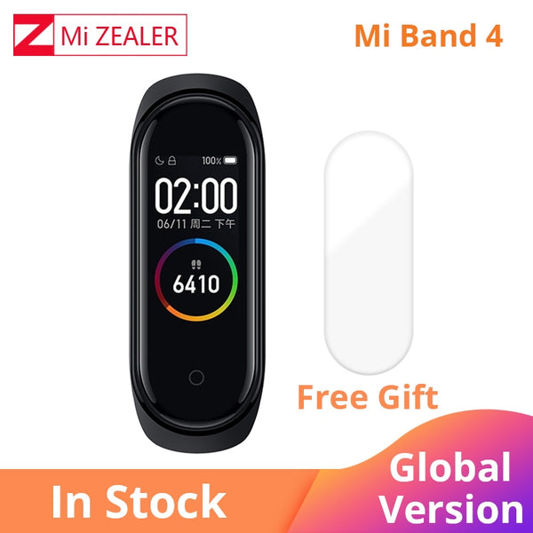 2019 Global Version Xiaomi Mi Band 4 Smart Bracelet Color Screen Heart Rate Fitness 135mAh Bluetooth 5.0 50M Swimming Waterproof