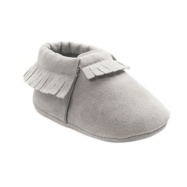 Newborn Toddler Infant Boys Girls Tassel Shoes Toddler Soft Sole Coral Velvet Baby Moccasins Shoes Baby Crib Shoes PU