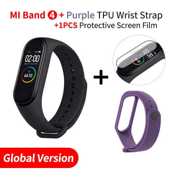 In Stock Original Xiaomi Mi Band 4 Smart Miband 3 Color Screen Bracelet Heart Rate Fitness Tracker Bluetooth5.0 Waterproof Band4