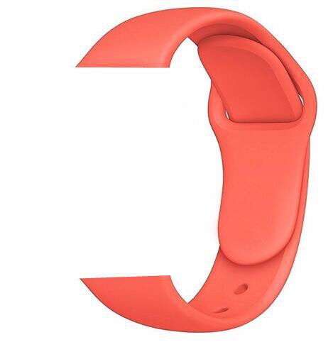 Soft Silicone Sport Band For Apple Watch Series 5 4 3 2 1 42mm 38mm 40mm 44mm Wrist Bracelet Strap For iWatch