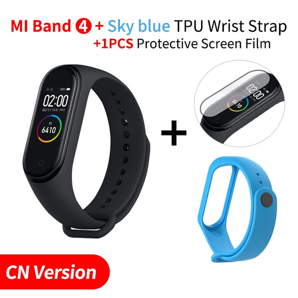 In Stock Original Xiaomi Mi Band 4 Smart Miband 3 Color Screen Bracelet Heart Rate Fitness Tracker Bluetooth5.0 Waterproof Band4