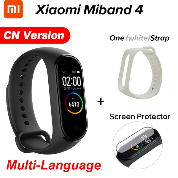 In Stock Original Xiaomi Mi Band 4 Smart Miband 4 Color Screen Bracelet Heart Rate Fitness Tracker Bluetooth5.0 Waterproof Band4