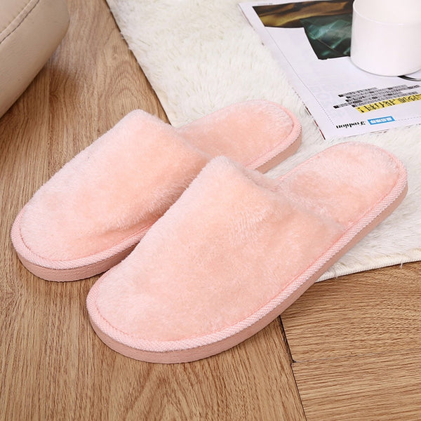 Women Men Shoes Slippers Men Warm Home Plush Soft Slippers Indoors Anti-slip Winter Floor Bedroom Shoes chaussures femme