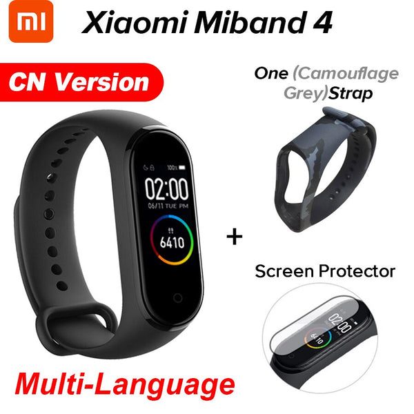 In Stock Original Xiaomi Mi Band 4 Smart Miband 4 Color Screen Bracelet Heart Rate Fitness Tracker Bluetooth5.0 Waterproof Band4