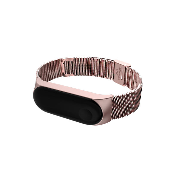 Strap For Xiaomi Mi Band 3 4 Wrist Metal Bracelet Screwless Stainless Steel for Xiaomi Mi Band 4 3 Strap Wristbands Pulseira