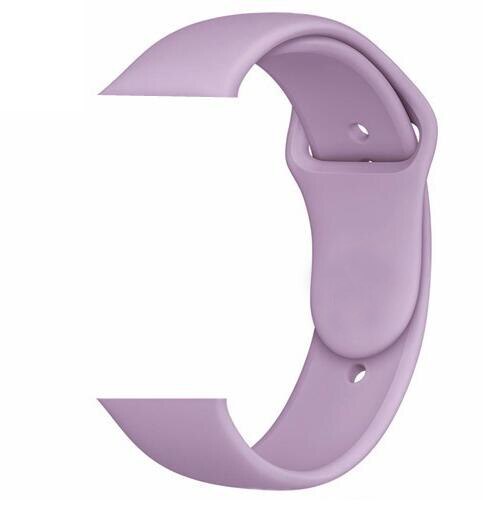 Soft Silicone Sport Band For Apple Watch Series 5 4 3 2 1 42mm 38mm 40mm 44mm Wrist Bracelet Strap For iWatch