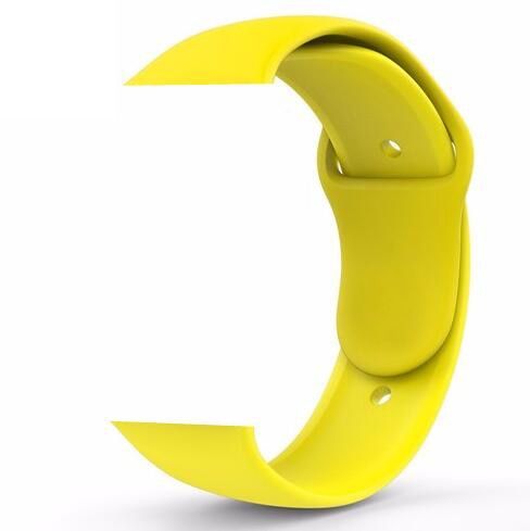 Soft Silicone Sport Band For Apple Watch Series 5 4 3 2 1 42mm 38mm 40mm 44mm Wrist Bracelet Strap For iWatch