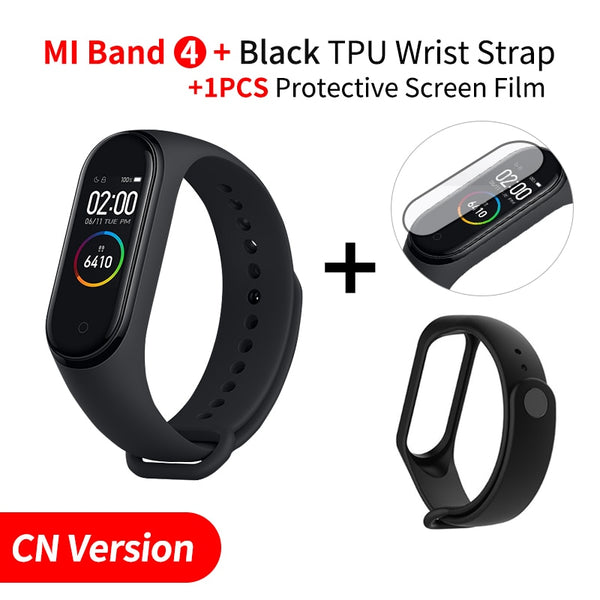 In Stock Original Xiaomi Mi Band 4 Smart Miband 3 Color Screen Bracelet Heart Rate Fitness Tracker Bluetooth5.0 Waterproof Band4