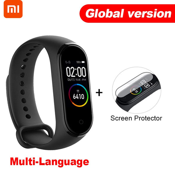 In Stock Original Xiaomi Mi Band 4 Smart Miband 4 Color Screen Bracelet Heart Rate Fitness Tracker Bluetooth5.0 Waterproof Band4