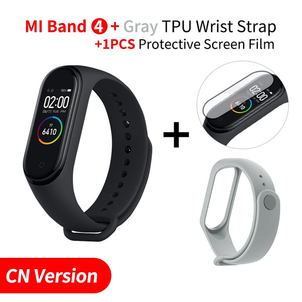 In Stock Original Xiaomi Mi Band 4 Smart Miband 3 Color Screen Bracelet Heart Rate Fitness Tracker Bluetooth5.0 Waterproof Band4