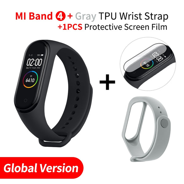 In Stock Original Xiaomi Mi Band 4 Smart Miband 3 Color Screen Bracelet Heart Rate Fitness Tracker Bluetooth5.0 Waterproof Band4