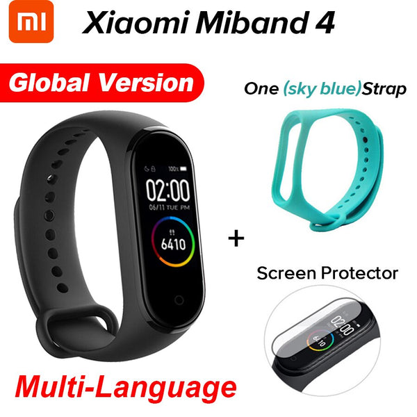 In Stock Original Xiaomi Mi Band 4 Smart Miband 4 Color Screen Bracelet Heart Rate Fitness Tracker Bluetooth5.0 Waterproof Band4