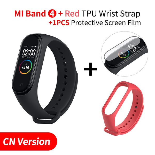 In Stock Original Xiaomi Mi Band 4 Smart Miband 3 Color Screen Bracelet Heart Rate Fitness Tracker Bluetooth5.0 Waterproof Band4