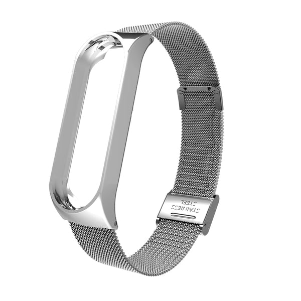 Strap For Xiaomi Mi Band 3 4 Wrist Metal Bracelet Screwless Stainless Steel for Xiaomi Mi Band 4 3 Strap Wristbands Pulseira