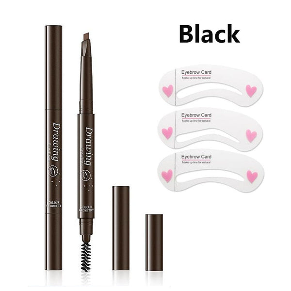 EyeBrow Pencil Cosmetics Makeup Tint Natural Long Lasting Paint Tattoo Eyebrow Waterproof Black Brown Eye brow Makeup Set Beauty