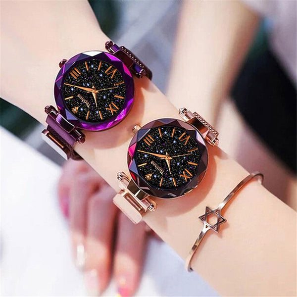 Luxury Women Watches Magnetic Starry Sky Female Clock Quartz Wristwatch Fashion Ladies Wrist Watch reloj mujer relogio feminino