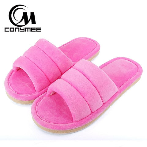 2019 Womens Fur Slippers Winter Shoes