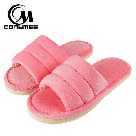 2019 Womens Fur Slippers Winter Shoes