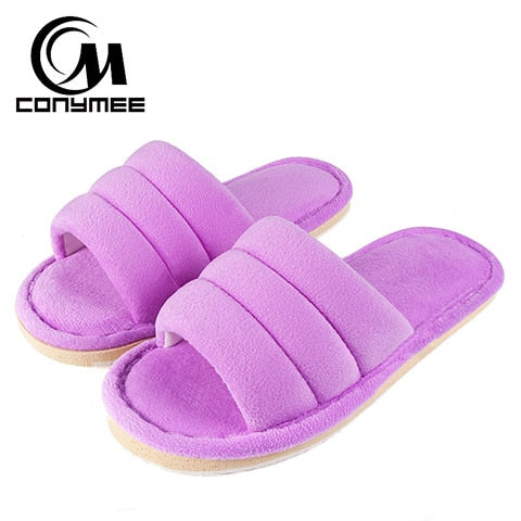 2019 Womens Fur Slippers Winter Shoes