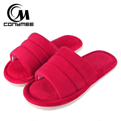 2019 Womens Fur Slippers Winter Shoes