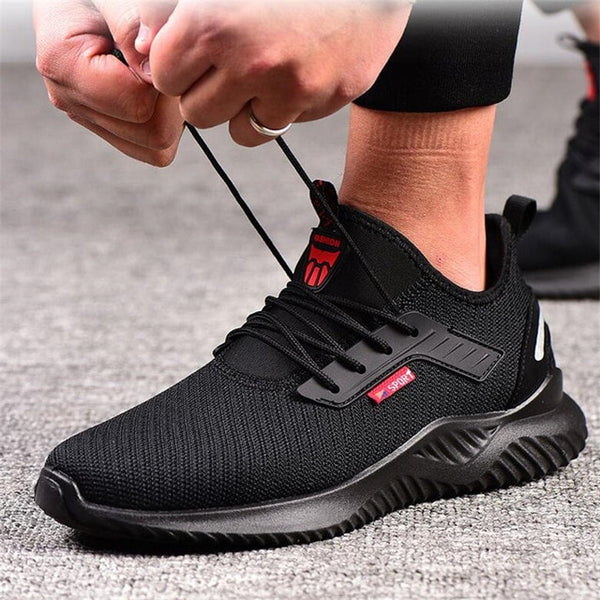 2019 Autumn Steel Toe Work Safety Shoes for Men Puncture Proof Security Boots Man Breathable Light Industrial Casual Shoes Male