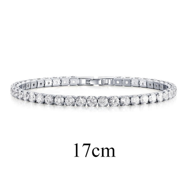 UMODE Fashion Charm Tennis Bracelets For Women Men Colorful Zirconia Jewelry Box Chain Braclets Gifts Pulseira Feminina AUB0097