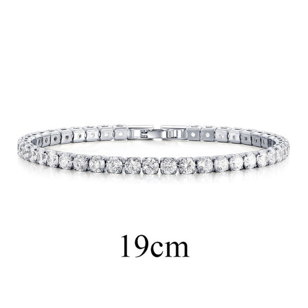 UMODE Fashion Charm Tennis Bracelets For Women Men Colorful Zirconia Jewelry Box Chain Braclets Gifts Pulseira Feminina AUB0097