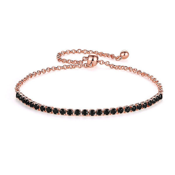 UMODE Fashion Charm Tennis Bracelets For Women Men Colorful Zirconia Jewelry Box Chain Braclets Gifts Pulseira Feminina AUB0097