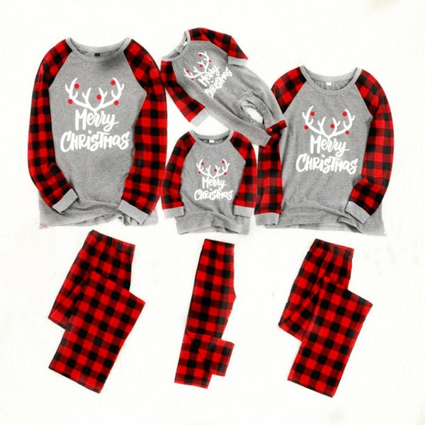 Family Christmas Pajamas Set Cotton New