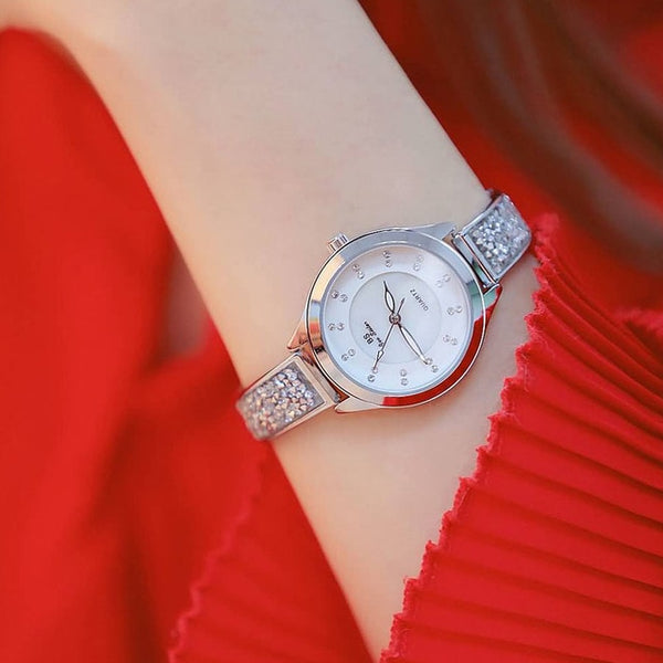 2018 Newest Fashion High Quality Fritillaria Dial Ladies Women Watches Waterproof Diamond Luxury Watch Women Quartz