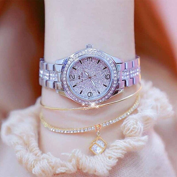 Relogios Femininos 2019 Luxury Women Watches Diamond Brand Elegant Dress Quartz Watches Ladies Rhinestone Wristwatches