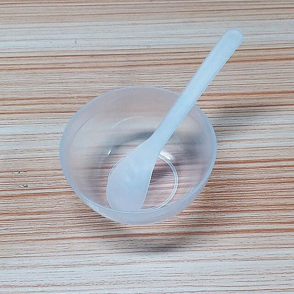 2 sets of plastic transparent mask bowl