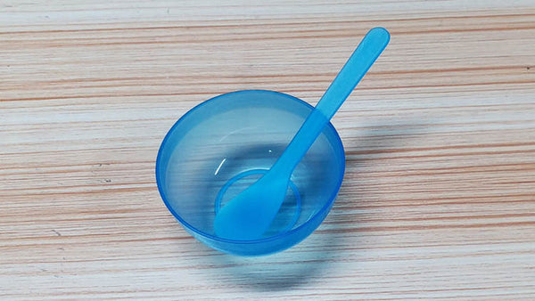 2 sets of plastic transparent mask bowl