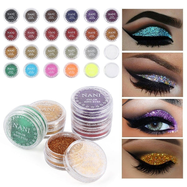 Make Up Eye Glitter Eyeshadow 24 Color Eyes