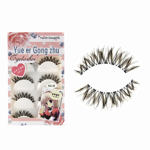 5 Pair Crisscross False Eyelashes Natural Lashes